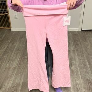 LoveShackFancy Women's Pink Track Pants
